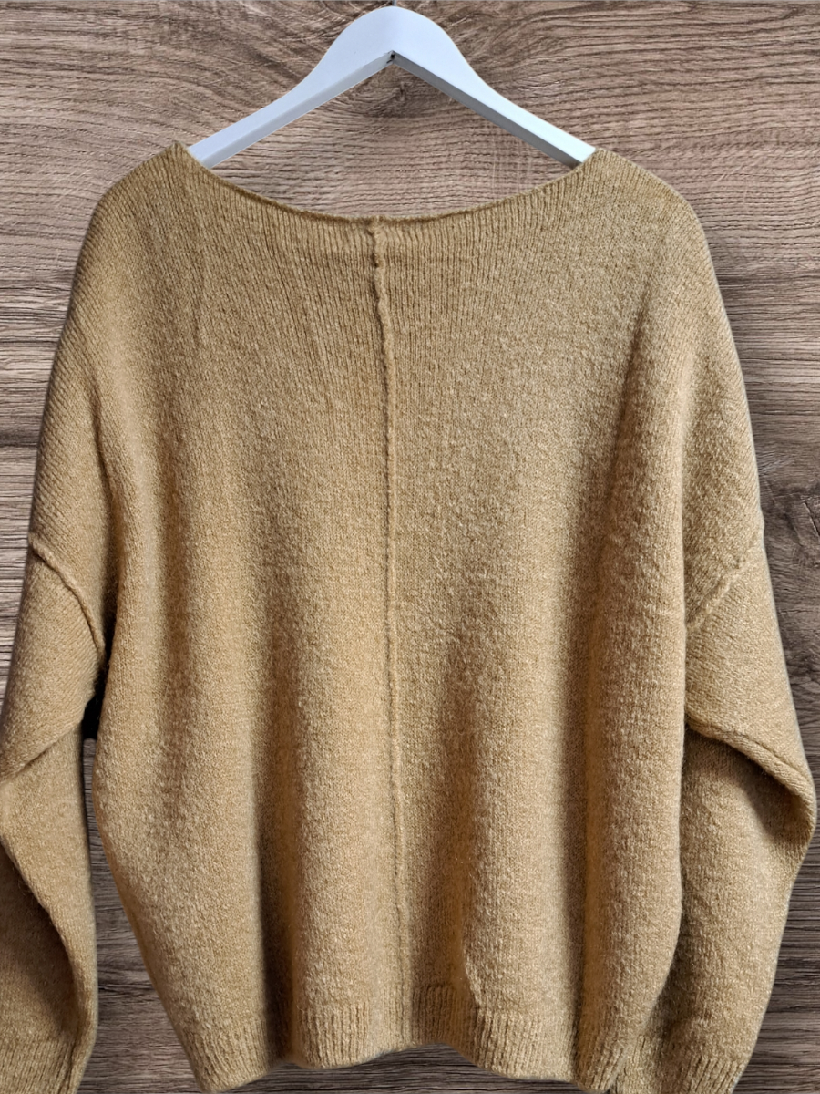 Mika Elles Paris Mohair Sweater Tabacco