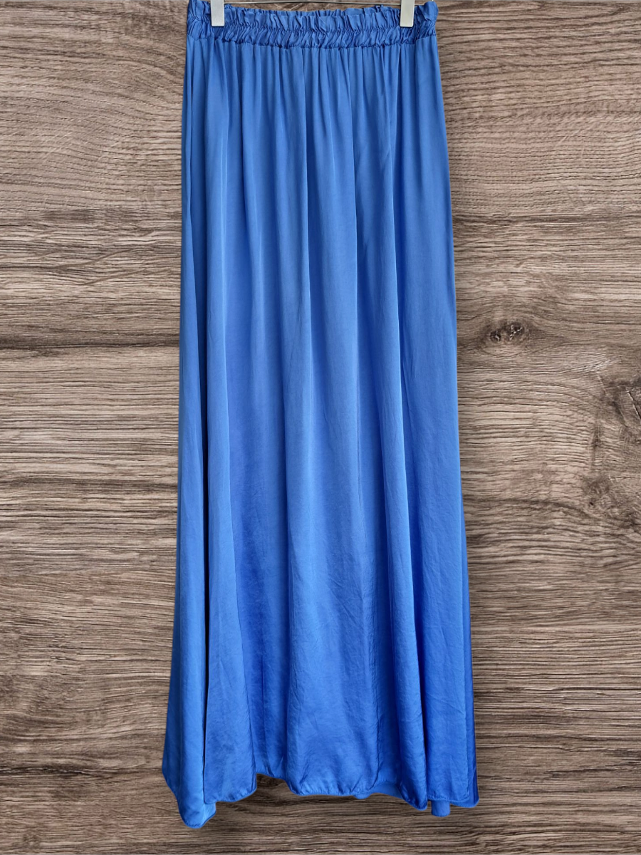 Mia lange rok Blauw