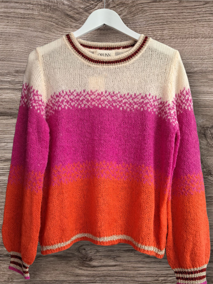 Orlinn Paris 3 colour Knit sweater