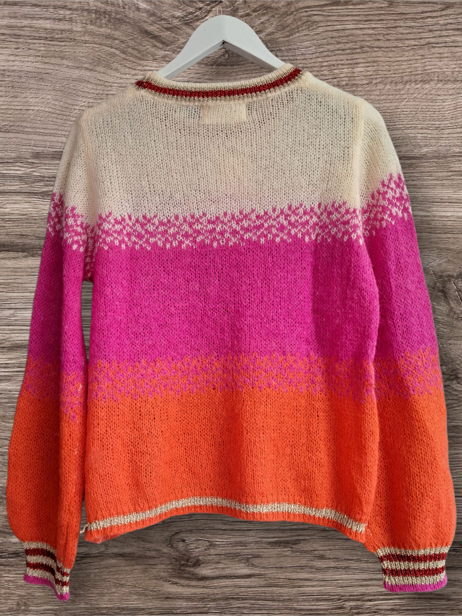 Orlinn Paris 3 colour Knit sweater