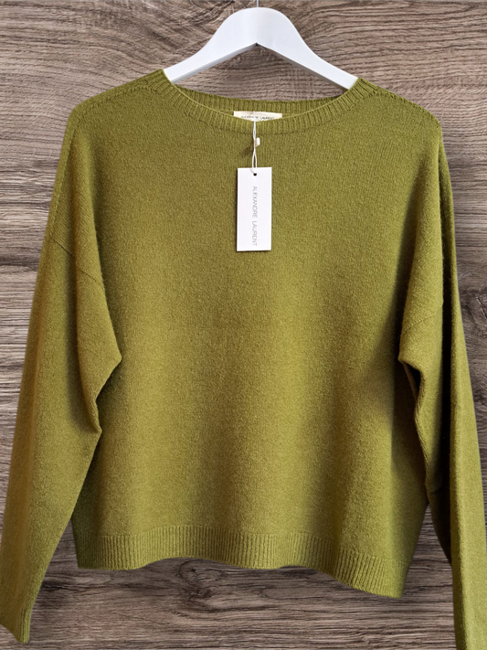 Alexandre Laurent Paris Viscose Trui Olive