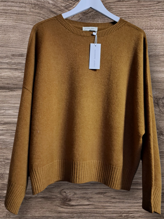 Alexandre Laurent Oversized Viscose Trui Bronze