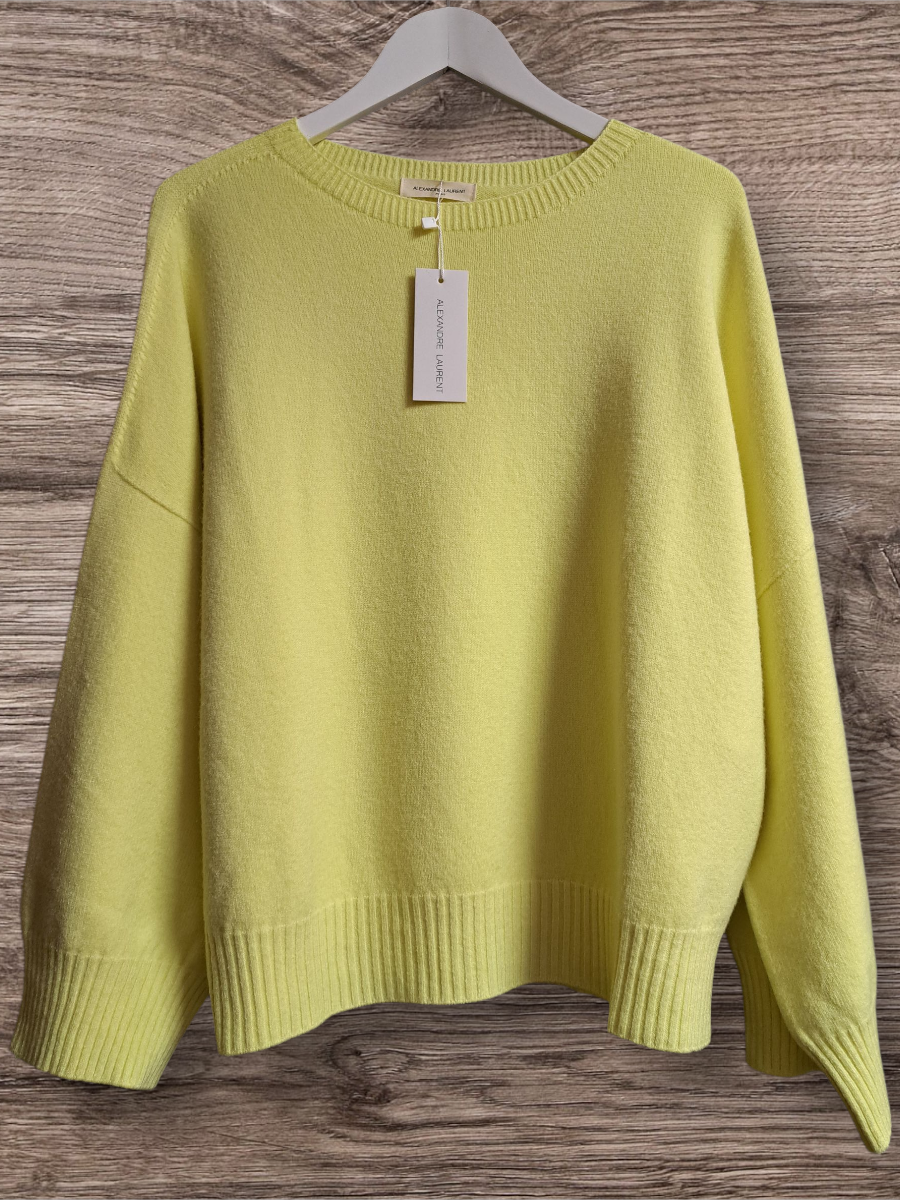 Alexandre Laurent Oversized Sweater Yellow 8430