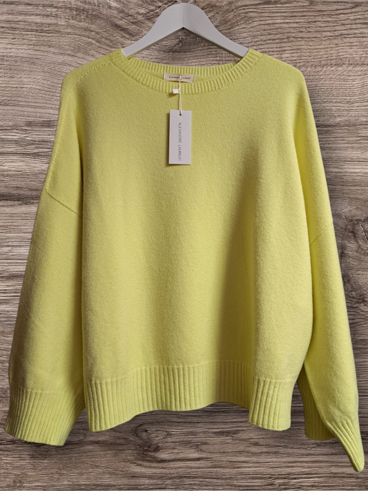 Alexandre Laurent Oversized Sweater Yellow 8430
