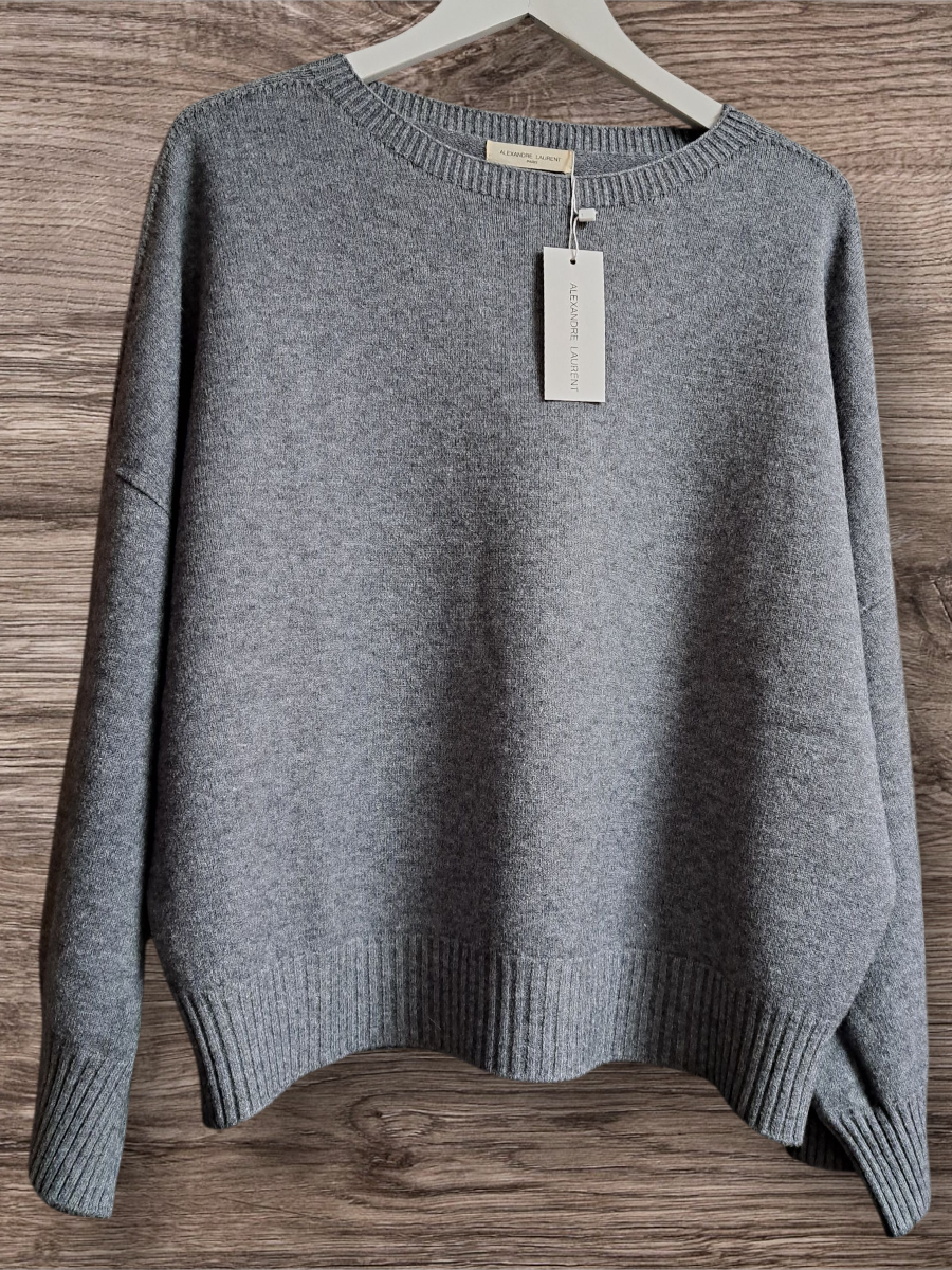 Alexandre Laurent Oversized Sweater Grey