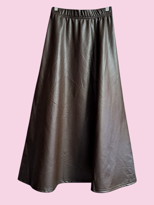PU skirt Choco