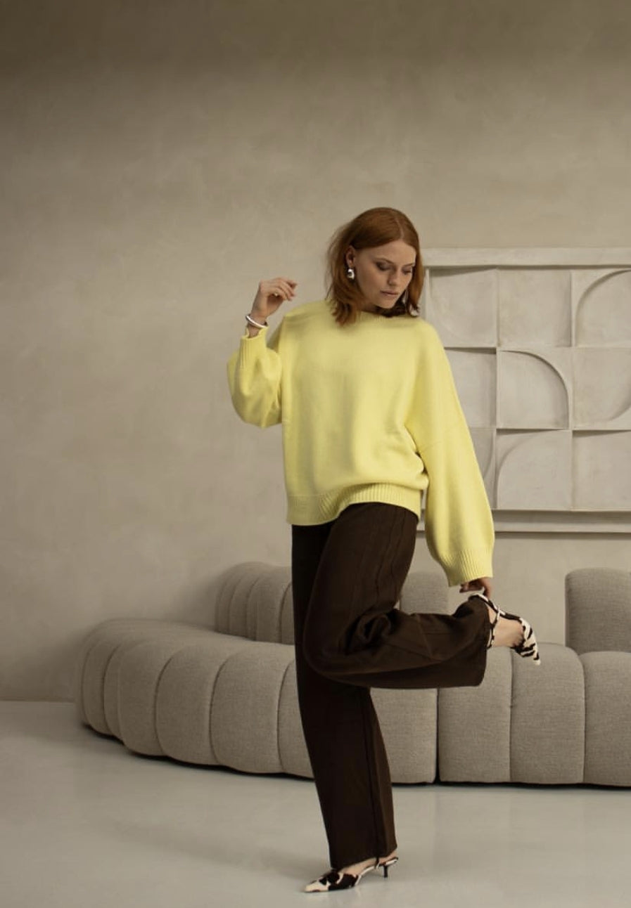 Alexandre Laurent Oversized Viscose Trui Grey