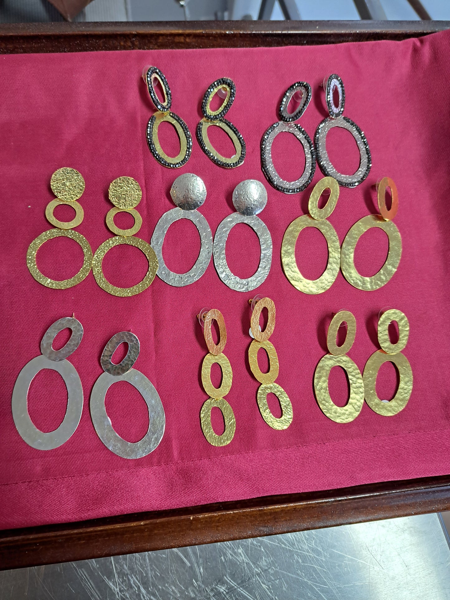 BerNice Amsterdam Top and Oval ring oorbellen