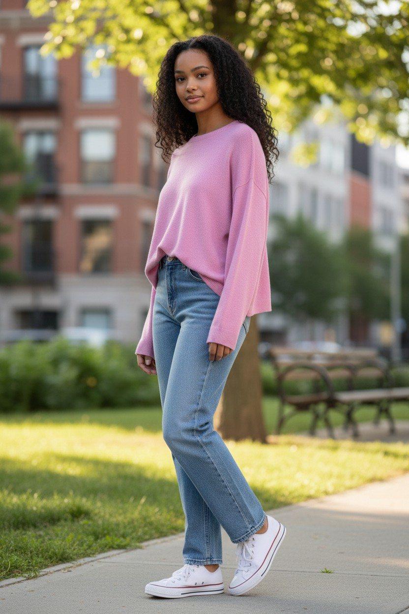 Alexandre Laurent Basic Viscose Trui Candy 8824