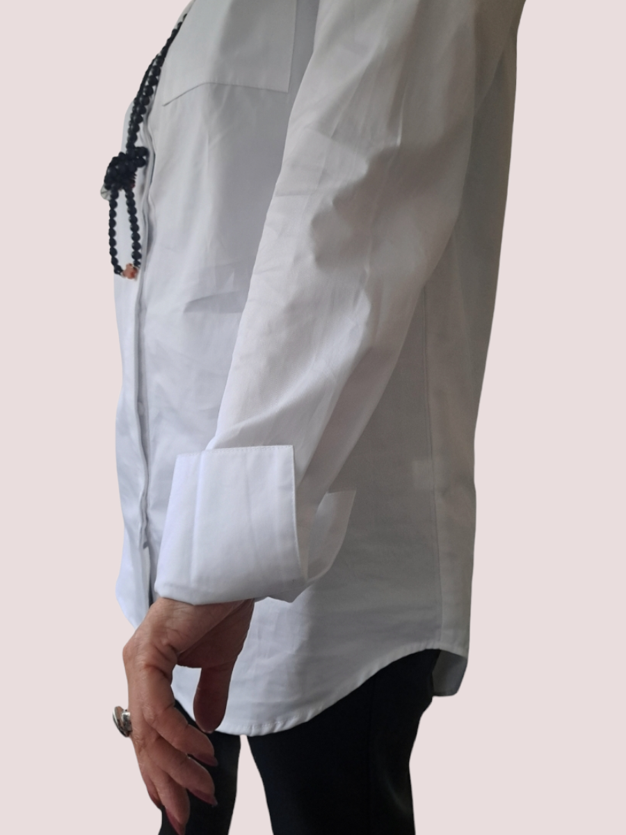 Cotton shirt / blouse White