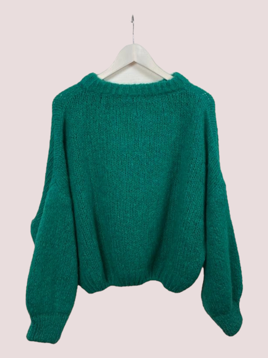 Short Sweater Emerald