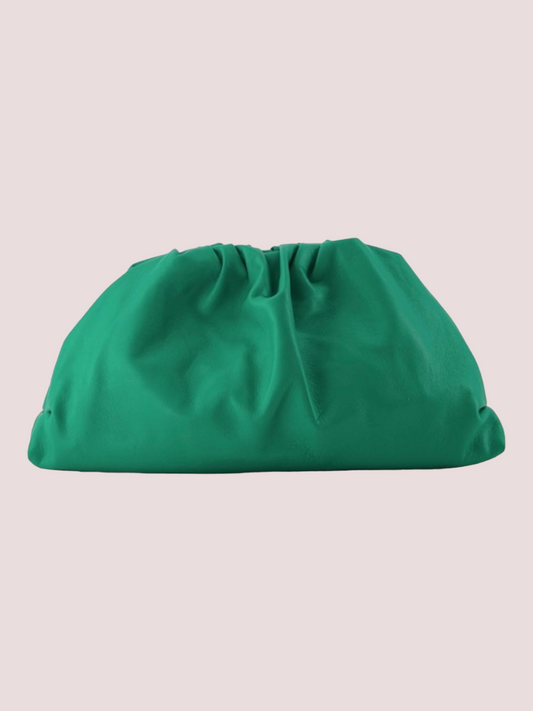 Estelle Lambskin Shoulder Bag Green