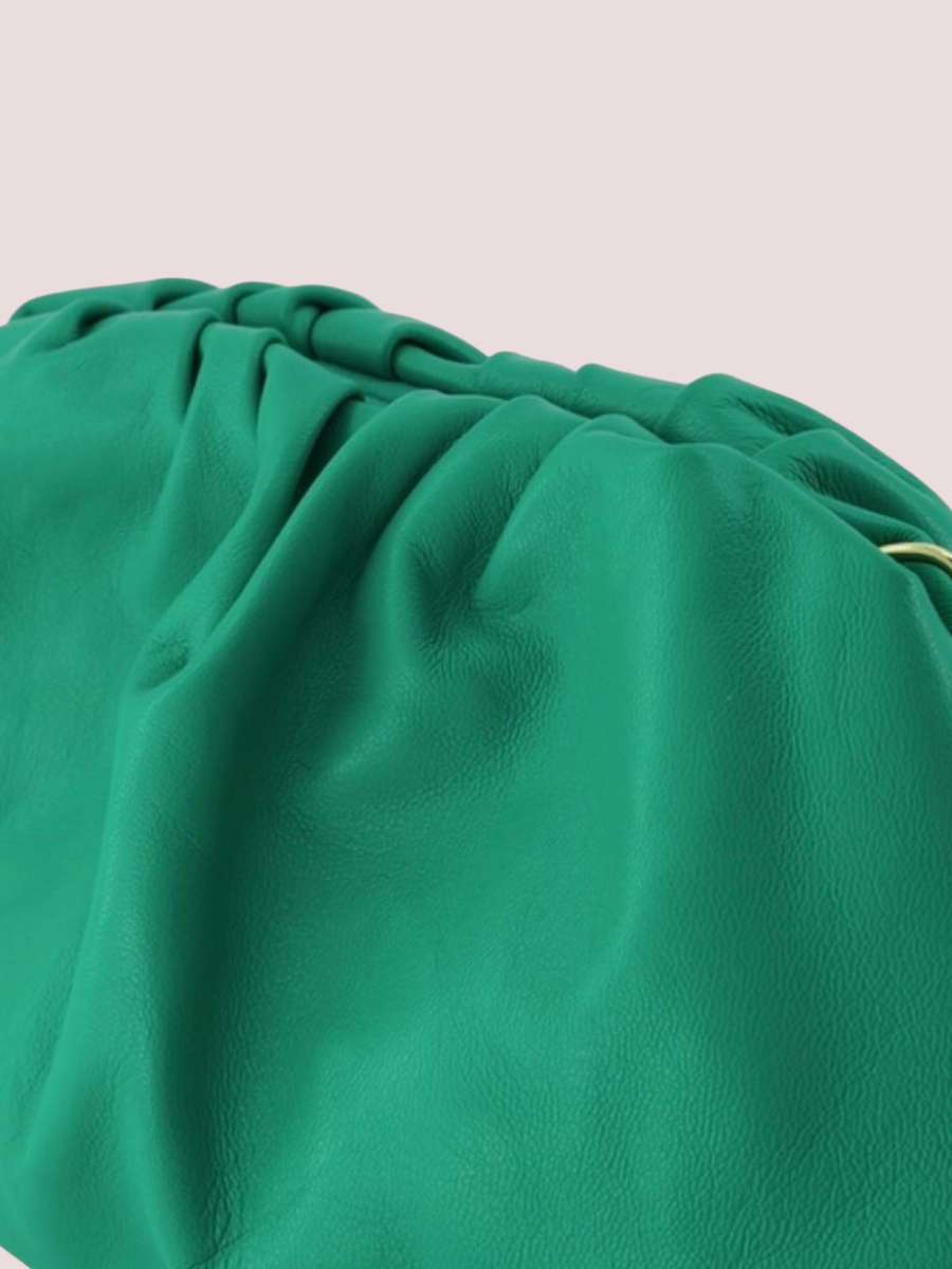 Estelle Lambskin Shoulder Bag Green
